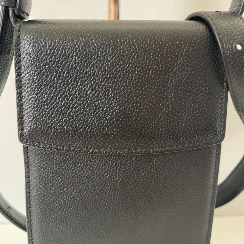 Balenciaga Shoulder Bag/Leather/Black/Ghost Phone Holder Bag (XR2153) - Picture 2 of 9